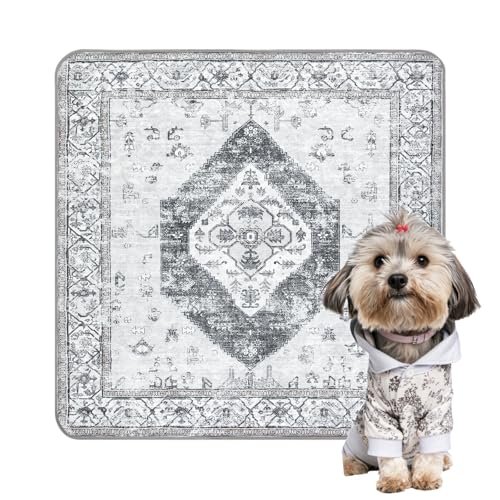 Extra Large Washable Dog Pee Pads (Gray / 6FT x 6FT (Pack of 1))