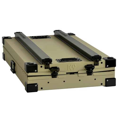 Aluminum Collapsible Dog Crate (Tan / 40.6"L x 25.2"W x 28.9"H)
