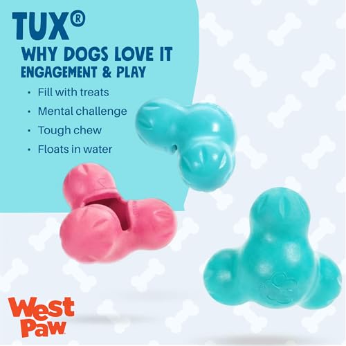 Zogoflex Tux Treat Dispensing Dog Chew Toy (Geranium / Large)
