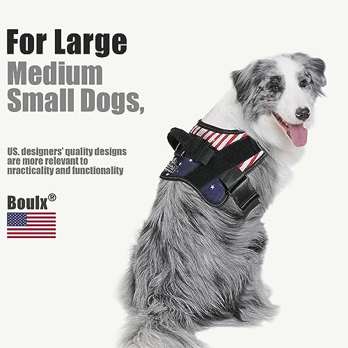 Dog Harness No (Large (Pack of 1) / FLAG)