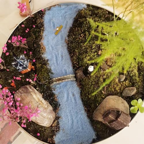 Blue Sand 5 lbs Decorative Aquariums Sand (Blue / 5 LB)
