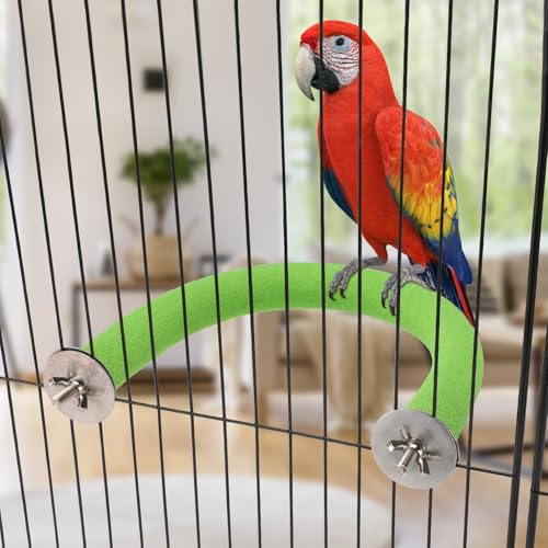 U Shaped Large Parrot Perch (X-Large / Green)