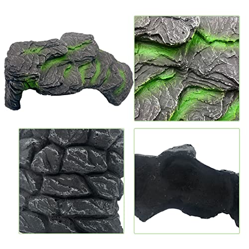 Resin Turtle Basking Platform (10.6 x6.5 x3.7 in / 27 x16. 5 x9. 4 cm.)