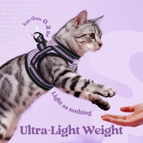 Cat Harness and Leash Set (L / Stars & Stripes)