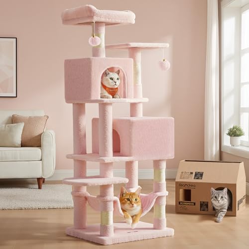 Cat Tree 59.5 (59.5 Inches / Jelly Pink)