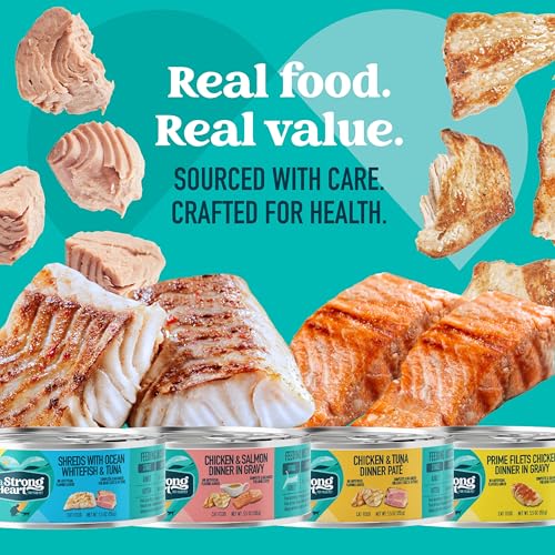 A Strong Heart Cat Food Variety Pack (5.5 Ounce (Pack of 40))