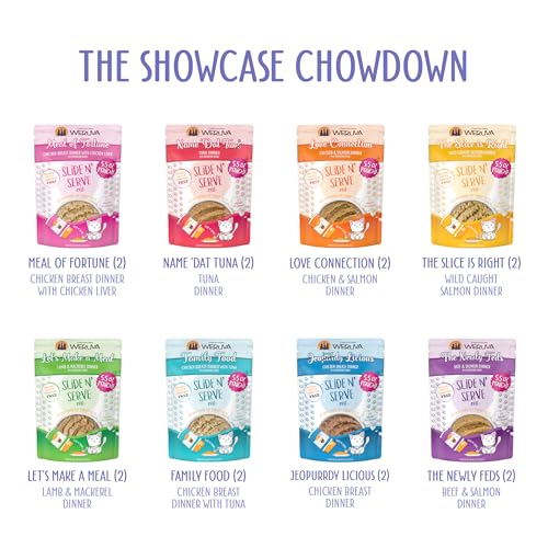 Wet Cat Food The Showcase Chowdown Variety Pack (5.5 Ounce (Pack of 16))
