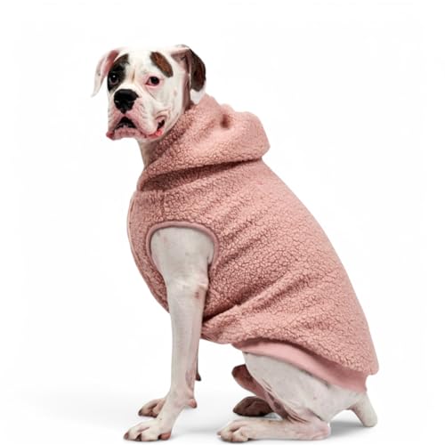 Sherpa Fleece Dog Jacket (Pink / 4XL)