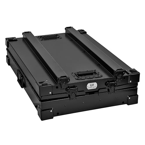 Aluminum Collapsible Dog Crate (Black / 34.6"L x 25.2"W x 28.9"H)