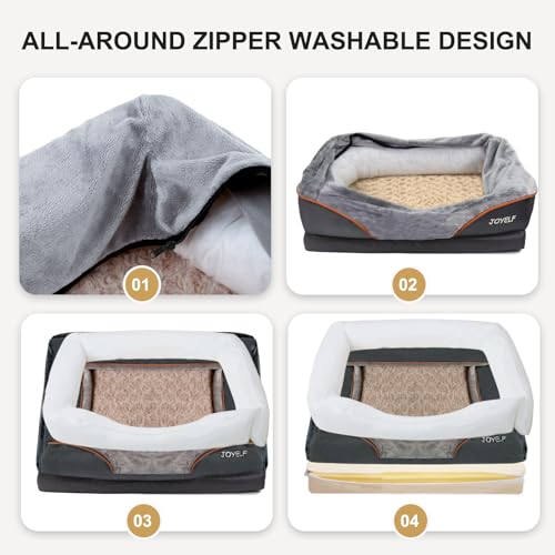 Large Memory Foam Dog Bed (Large-36"x27")