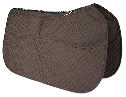 Thermoregulating Western Saddle Pad (Brown)