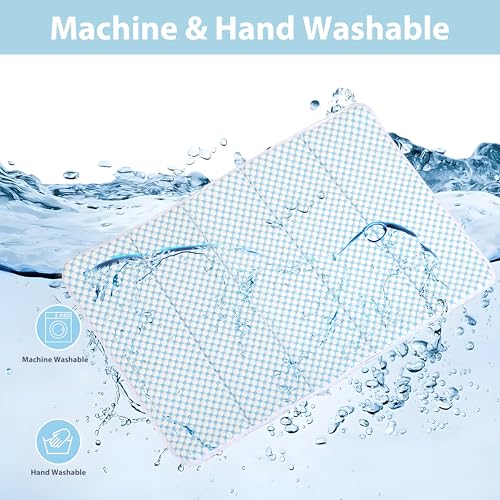 Dog Cooling Mat for Large Dogs (Blue / 41"L x 27"W x 0.8"H)