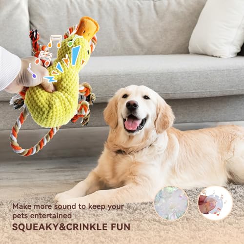 Tug of War Dog Toy (Yellow Duck)
