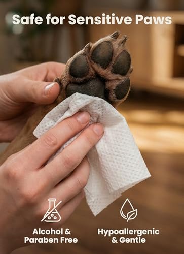 Pogi's Dog Grooming Wipes for Paws & Butt (400-count / Green Tea Leaf Scented)