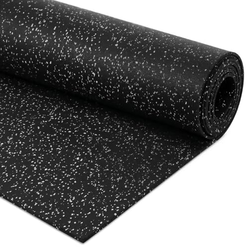Traxxon by FlooringInc Rubber Gym Flooring Roll (Tan / 120"L x 48"W x 0.3"Th)