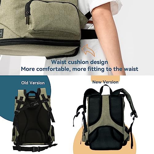 Dog and Cat Backpack Carrier (AGreen)