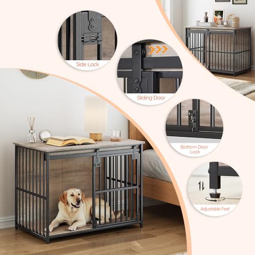 Dog Crate Furniture (Greige)