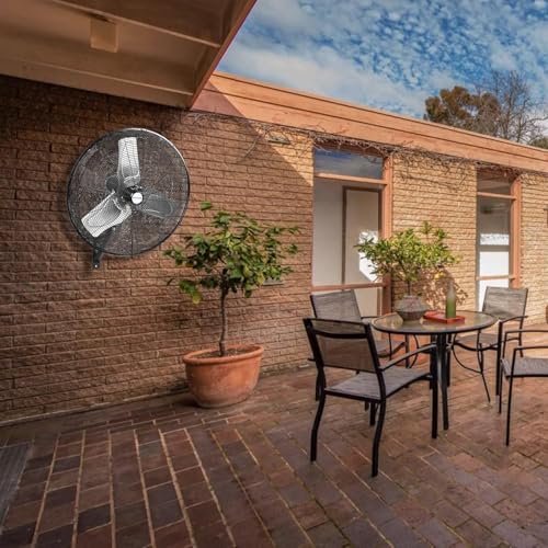 24 in. Outdoor Oscillating Wall Fan