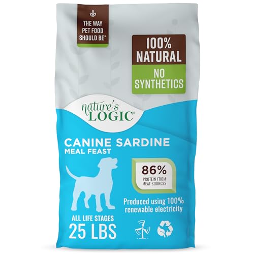 Dry Dog Food Sardine Meal Feast Dry Kibble (25 Pound (Pack of 1))