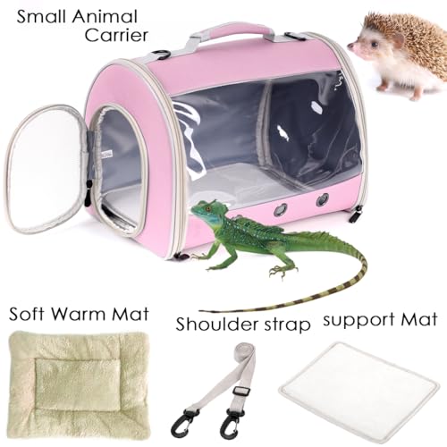 Small Animal Travel Backpack Carrier (Pink)