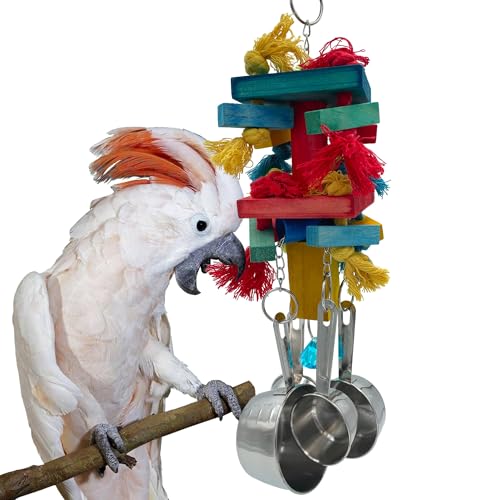 Large Bird Blocks and Knots Tearing Toys