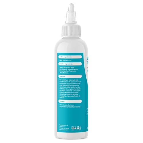 EarWELL Tris Flush Dog Ear Cleaner Solution 12oz (12 ounces)