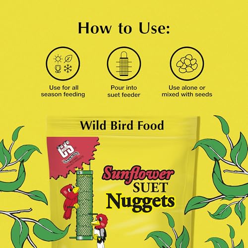Sunflower Flavor Suet Nuggets (8 Pound (Pack of 1))