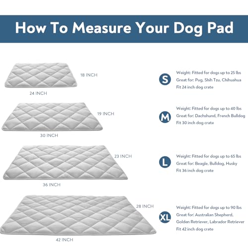 Dog Crate Pad 2 Pack (24 x 18 Inch)