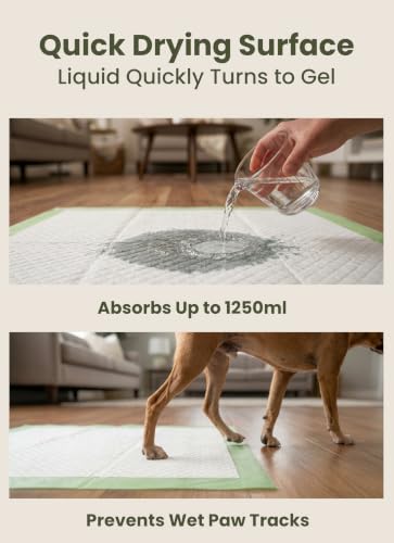 Pogi's Puppy Pee Pads with Adhesive Tabs (Medium - 18 x 24")