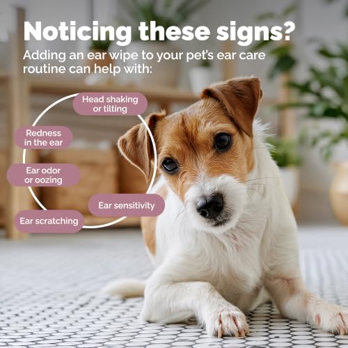 Oticbliss Cat & Dog Ear Wipes (Small Ear Wipes)