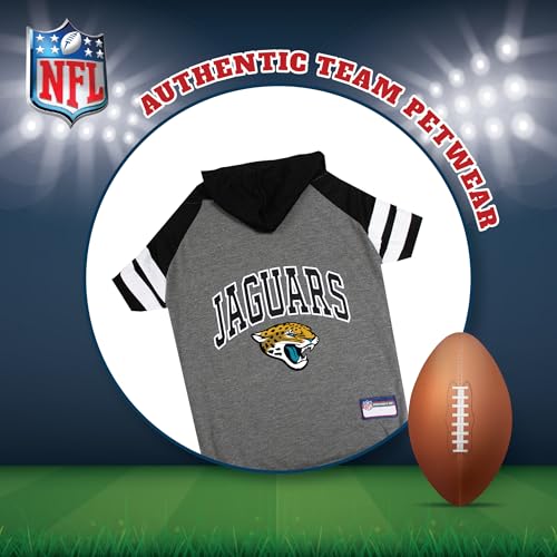 NFL Jacksonville Jaguars Hoodie for Dogs & Cats (Large / Jacksonville Jaguars)