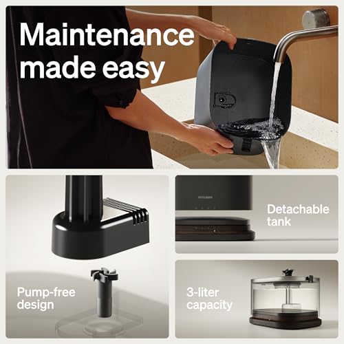 Cat Water Fountain Stainless Steel Tray (Black / Fountain)
