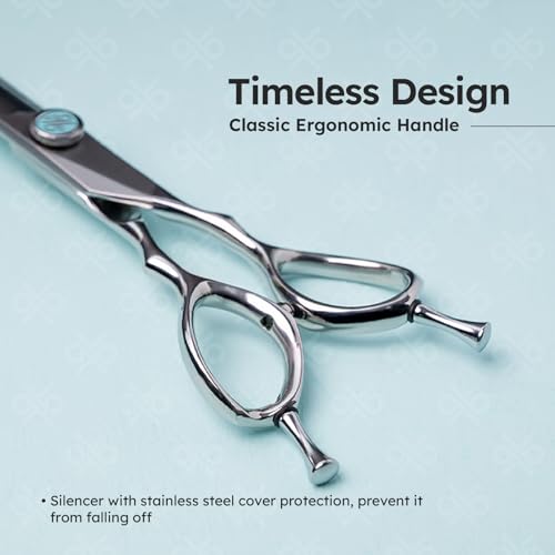8" Curved Dog Grooming Scissors for Medium & Large Dogs (8" Curved)