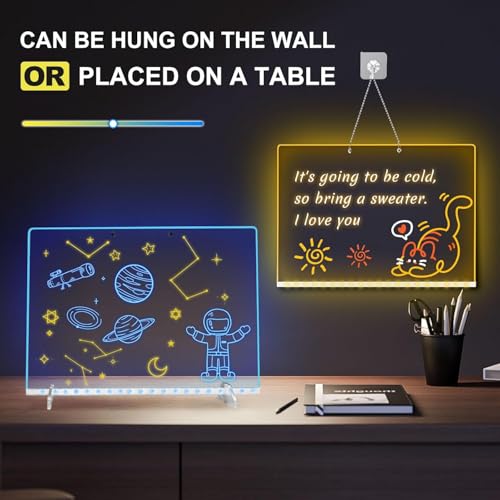 LED Note Board with Colors (Off White / 13.7"*10")
