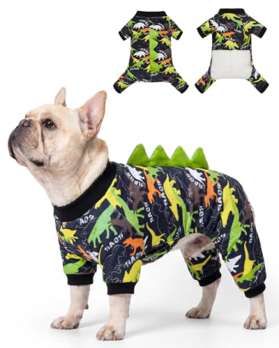 Dinosaur Costume Dog Pajamas (X-Small / Classic Dino Roar)