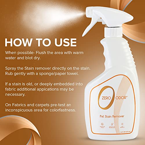 Pet Stain Remover & Odor Eliminator Spray for Carpet