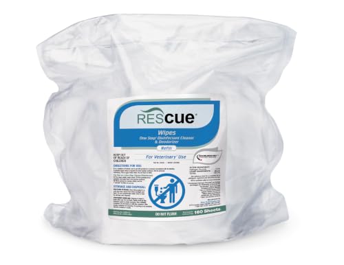 One Step Disinfectant Cleaner & Deodorizer Wipes for Vet Use (Bucket Refills (1 Pack) XL Wipes)
