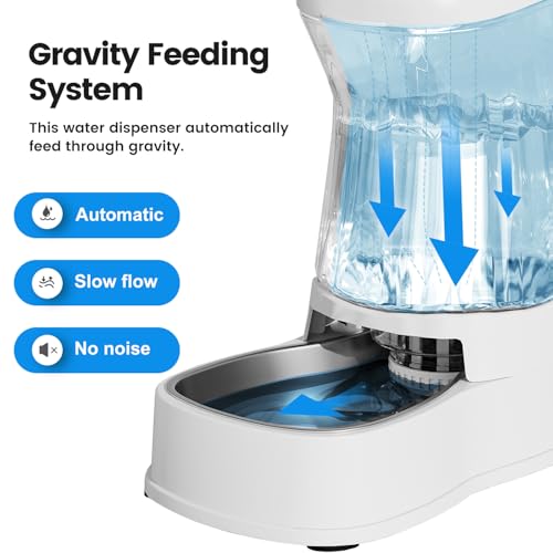Automatic Dog Water Dispenser (White / 2.1 Gallon)