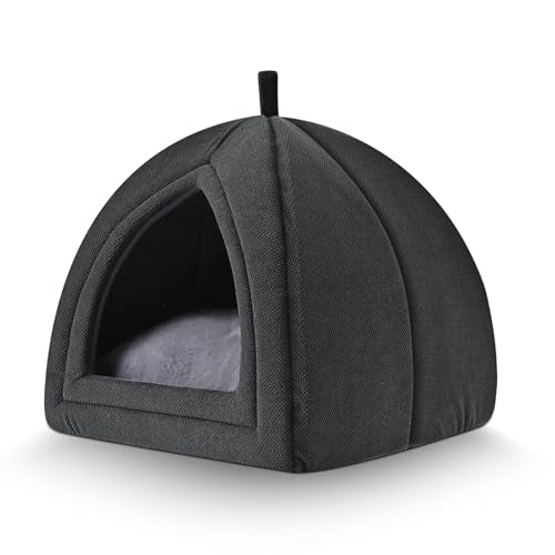 Cat Cave Bed 2 (Grey / L-17.5"×17.5"×17.5")