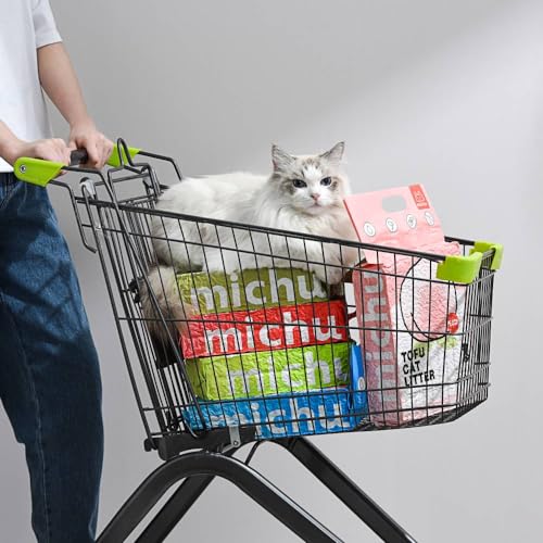 Tofu Cat Litter Natural Clumping Tofu Cat Litter (12 Pack / Greentea)