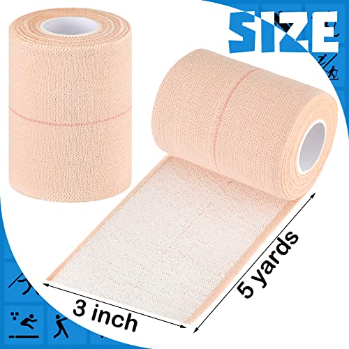 16 Rolls Self Adhesive Elastic Sports Bandage Tape (3 Inch x 5 Yard)