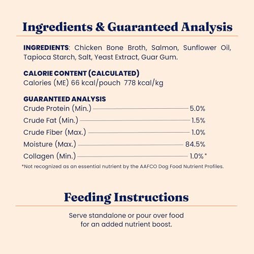 Bone Broth Cat Food Topper (12 Pack)