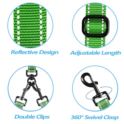 Double Dog Leash (Grass Green)