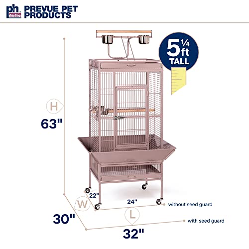 Playtop Bird Cage (Blush Finish / 24.0"L x 20.0"W x 60.0"H)