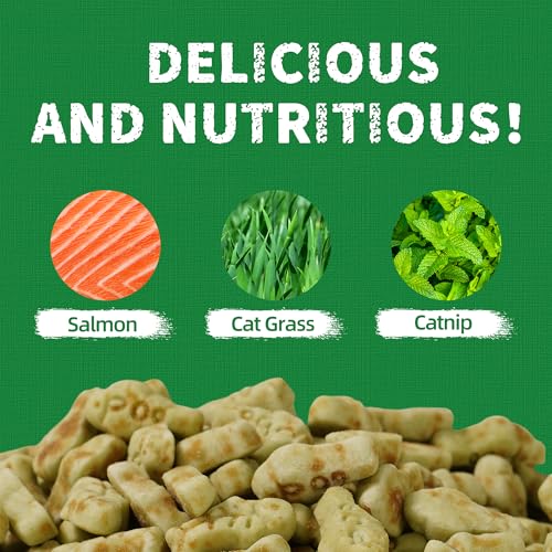36 OZ Cat Grass Treats for Indoor Cats Hairball Control (2.25 Pound (Pack of 1))