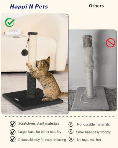 Cat Scratching Post (21.6" / Smokey Gray)