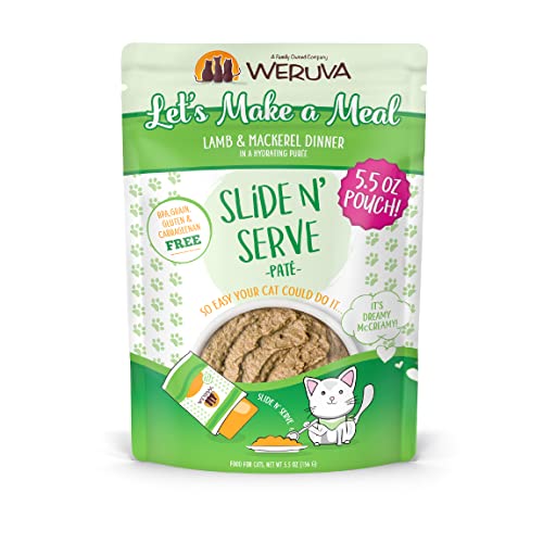 Wet Cat Food Lets Make a Meal with Lamb and Mackerel Pate (5.5 Ounce (Pack of 12))