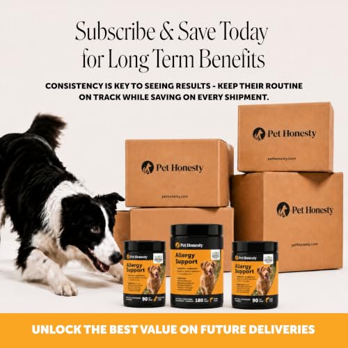 Dog Allergy Chews for Itch & Allergy Relief (90 Count)