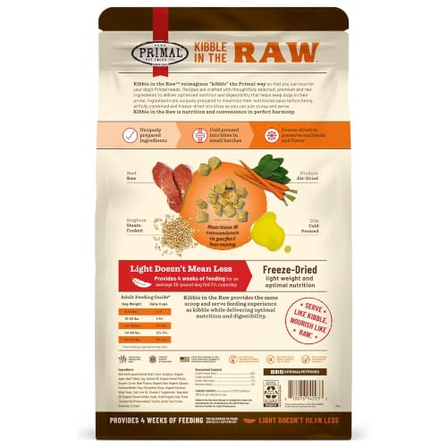 Primal Kibble in The Raw (9 Pound (Pack of 1))