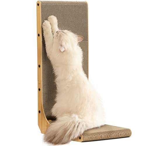 Cat Scratcher (1 Pack 26.8 in Wood Color)